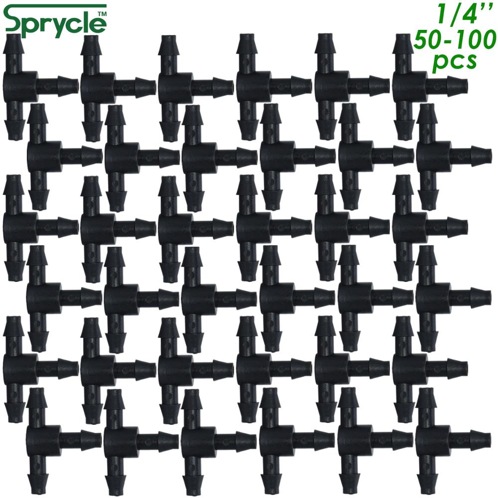 Gardening Tools For Seniors - SPRYCLE 20-100PCS Spinato Tee 3-Way Giunto
