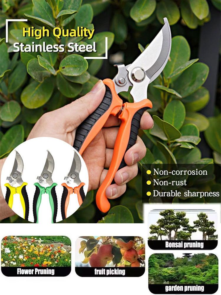 Gardening Tools Sharp - Forbici da Giardinaggio con Impugnatura Ergonomica,