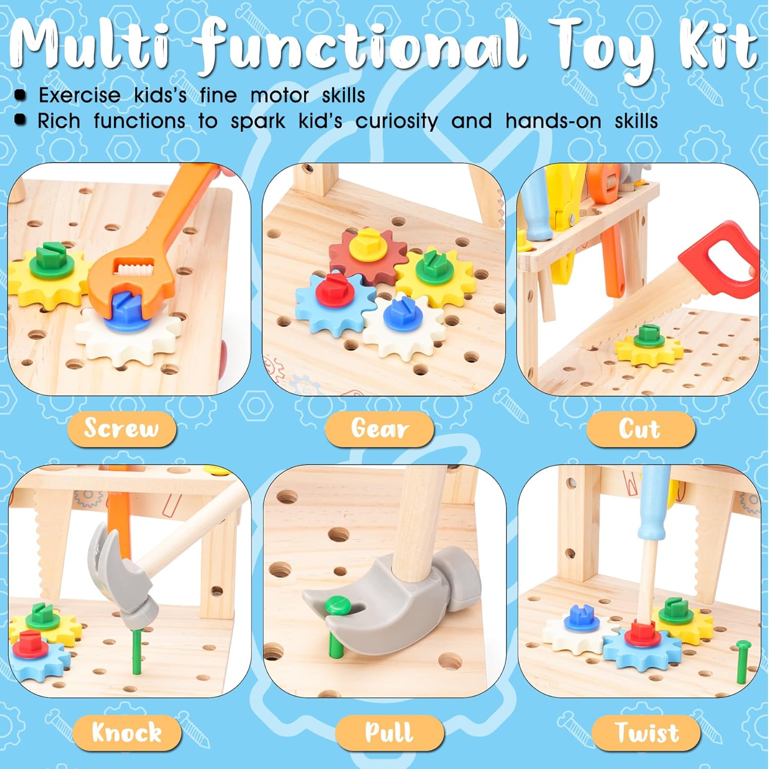 Panca per attrezzi in legno pe - Gardening Tools Kids Set recensione e prezzo