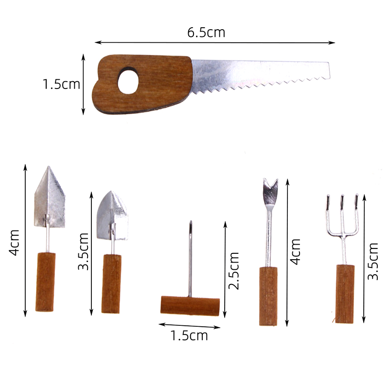 6 pezzi 1:12 simulazione giard - Gardening Tools Kids Set recensione e prezzo