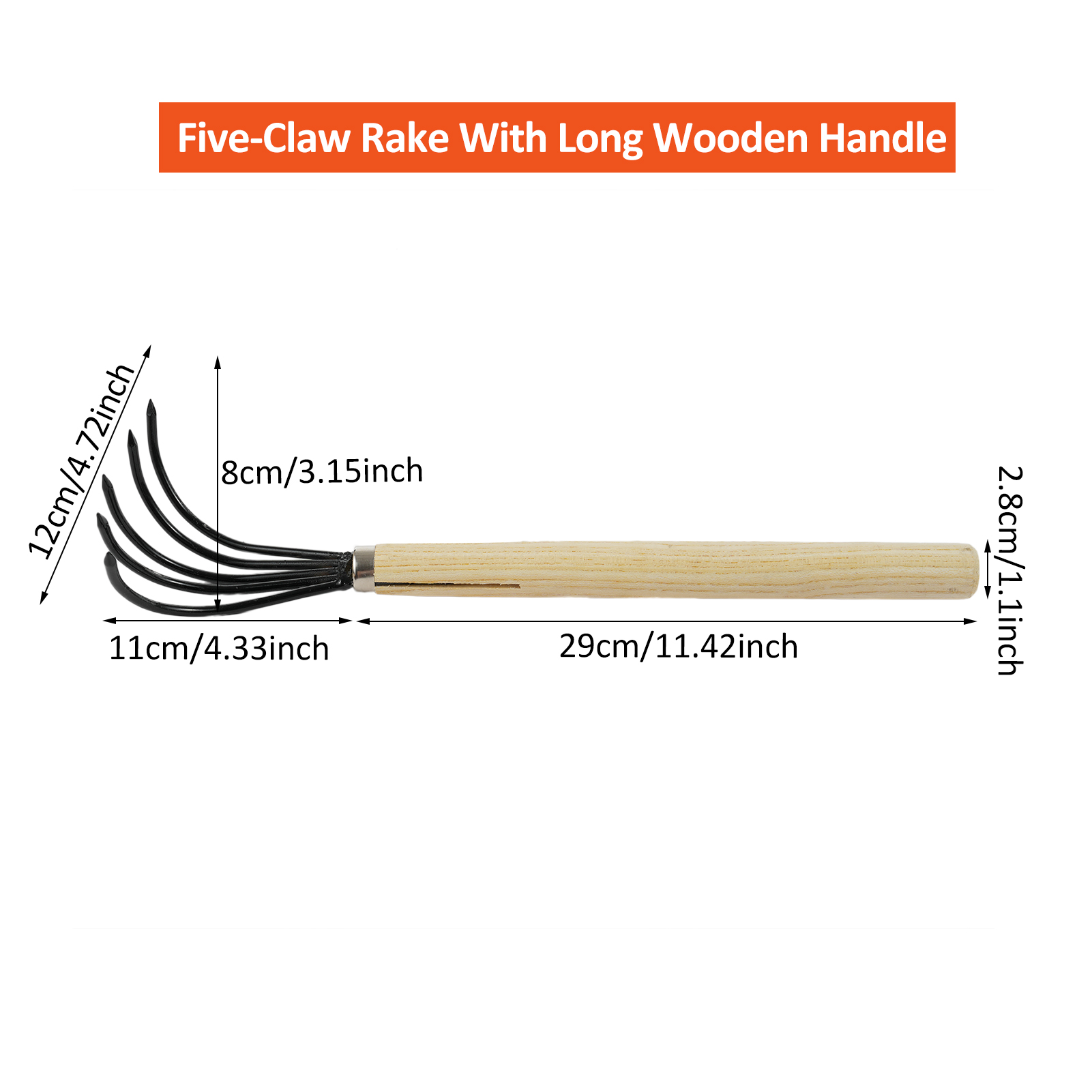 Rastrello a 5 artigli con mani - Gardening Tools On Sale recensione e prezzo