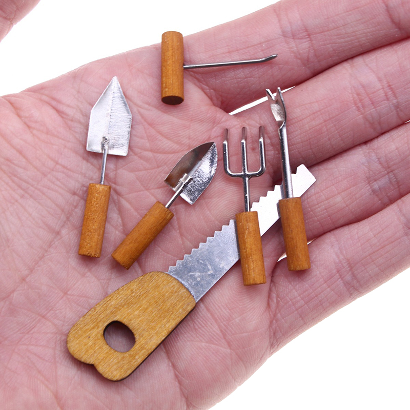 6 Pz/set Casa Delle Bambole In - Gardening Tools Kids Set recensione e prezzo