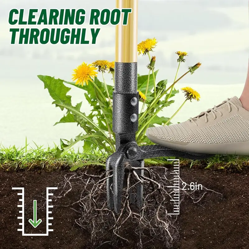 Estrattore di erbacce a 4 poli - Gardening Tools On Sale recensione e prezzo